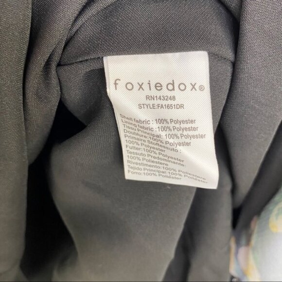 Foxiedox Anemone Smocked Mixed Print Mini Dress - Picture 5 of 15